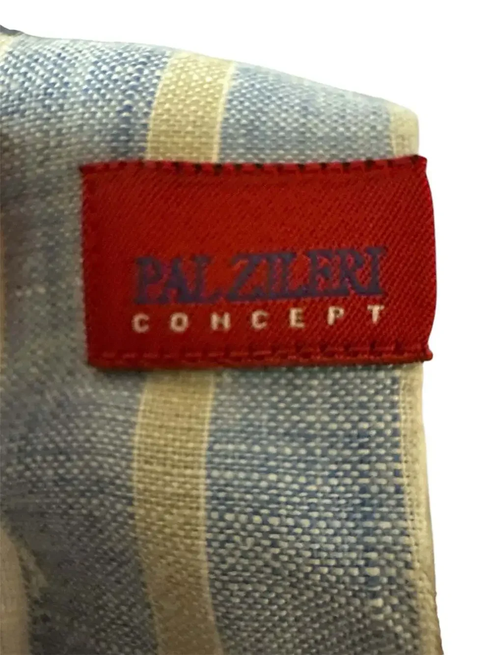 Pal Zileri Concept Striped Linen Long Sleeve Button-Down Shirt